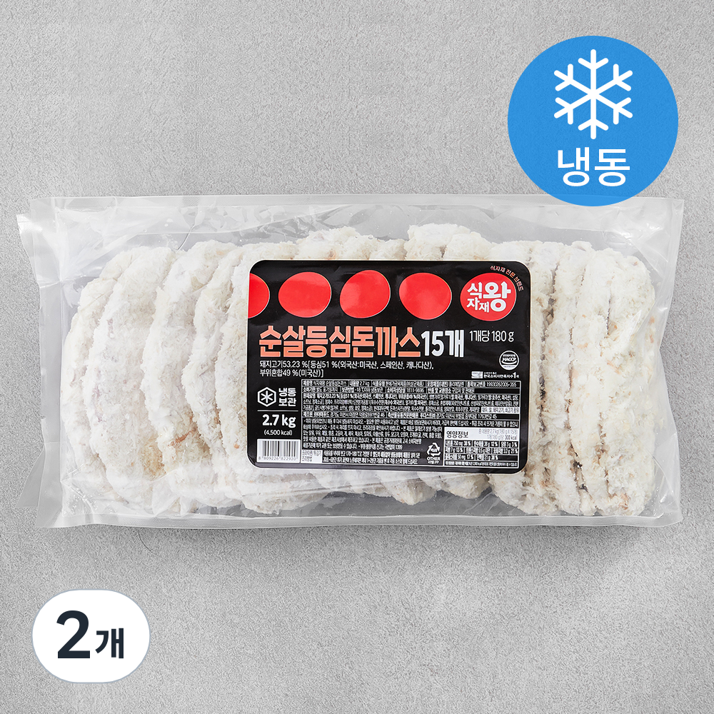 식자재왕 순살 등심돈까스 (냉동) 57,420원