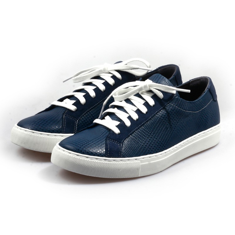 RHJ-15-28-4 네이비 양가죽 캐쥬얼 남성 수제화 스니커즈 232,000원