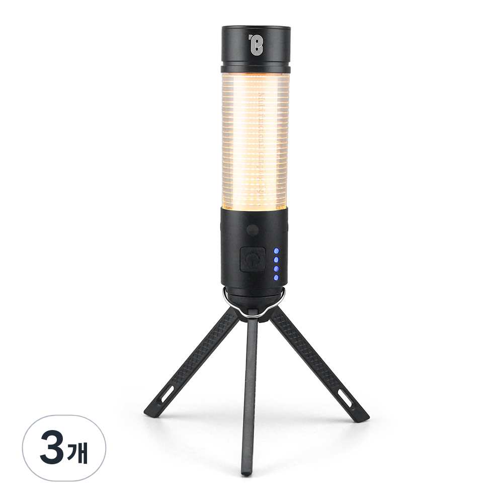 LED 캠핑 랜턴 다기능 충전식 무드등 램프 손전등 감성랜턴 휴대용 보조배터리, 3개 60,000원