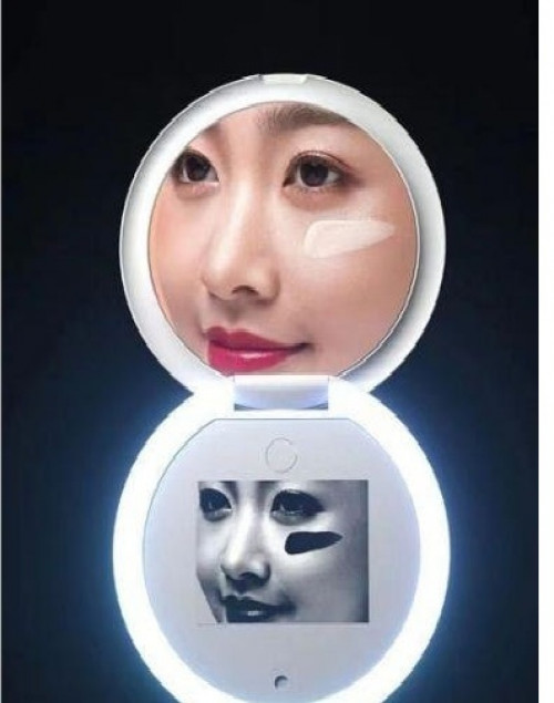 자외선카메라 차단확인 미러 UV 메이크업 UV 차단 선크림 기능 35,500원