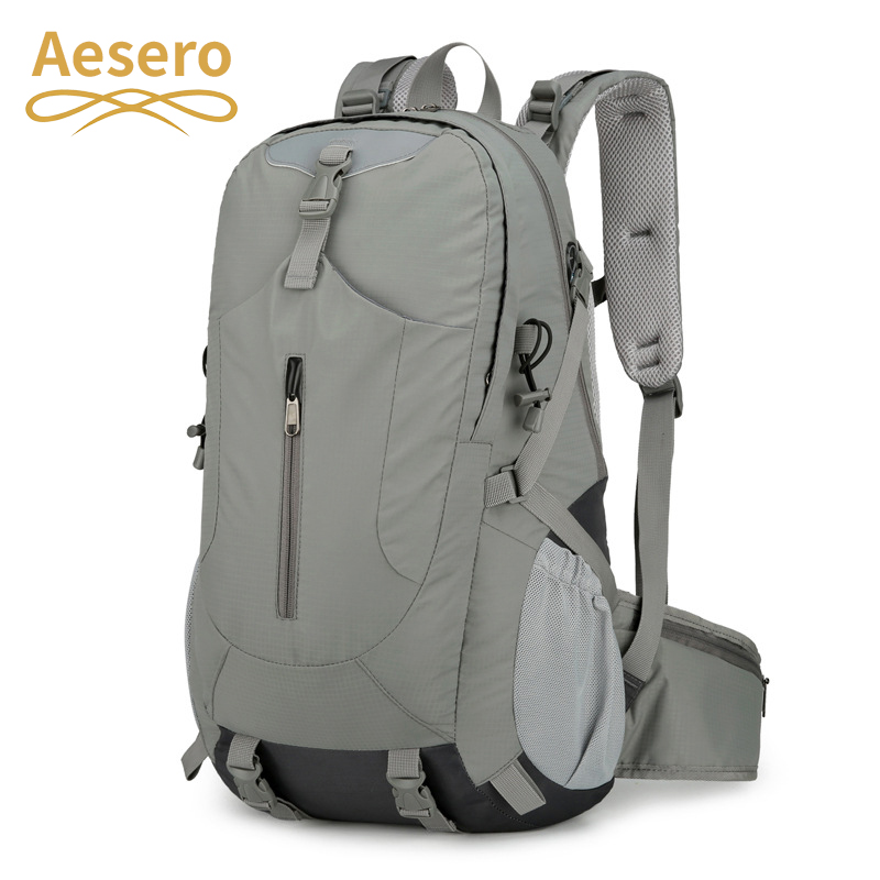 Aesero 초경량 휴대용 아웃도어 방수 내마모성 쌍 어깨 등산백 레인커버 포함 25,800원