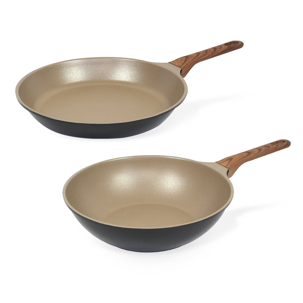 셰프리아 이지데이 모카블랙 프라이팬 2종 세트, 1세트, 프라이팬28cm+궁중팬28cm, 모카블랙 29,680원