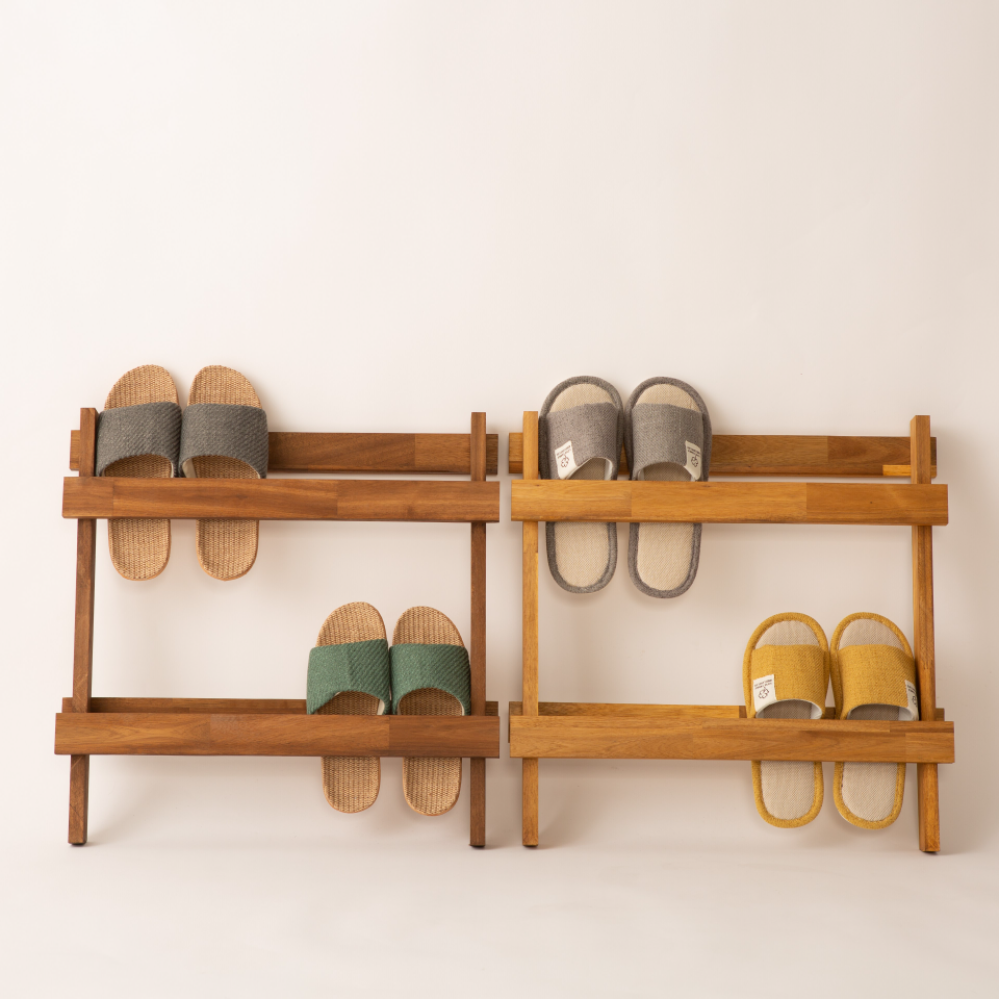 타올라 원목 실내화거치대 슬리퍼거치대, 다크 브라운, 1개 34,900원