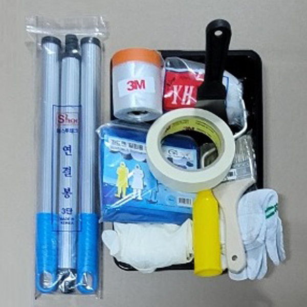 페인트 세트상품 10품목 셀프페인트칠 도구 14,000원