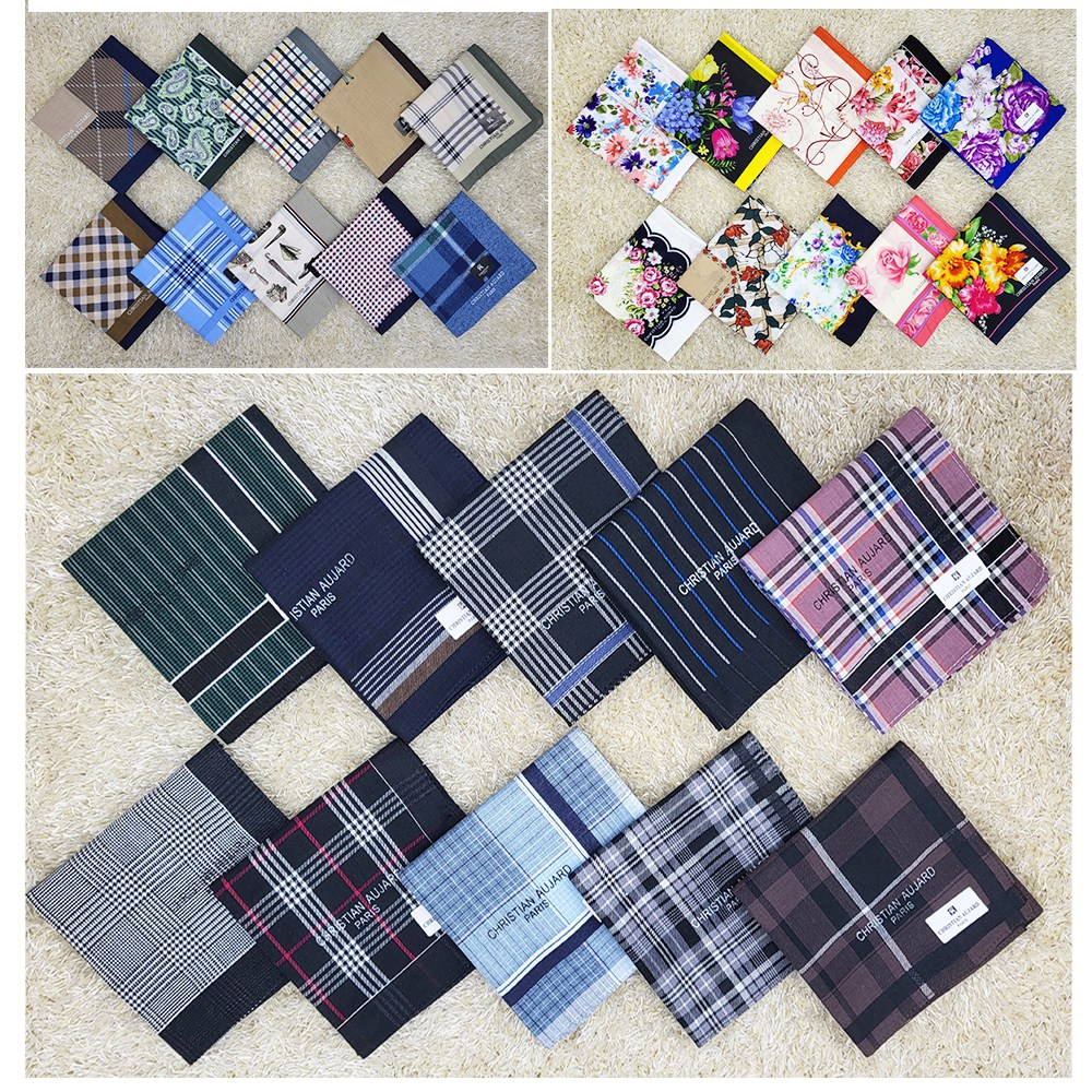 (CA)크리스찬오자르 남녀 손수건 선물용10매 선물용 개별케이스 19,800원