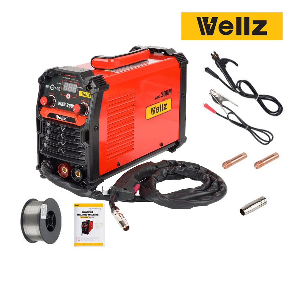 미니 웰즈 논가스 용접기 아크용접기 겸용 풀세트 용접봉포함 223,710원
