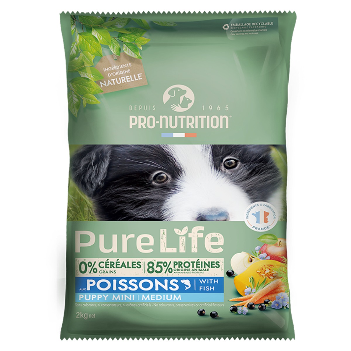 PN 퓨어라이프 독 퍼피 그레인프리 소화잘되는 성장기 어린 강아지사료 샘플 체험팩 소분 [본품쿠폰증정], 30개, 30g, 닭+칠면조 12,900원