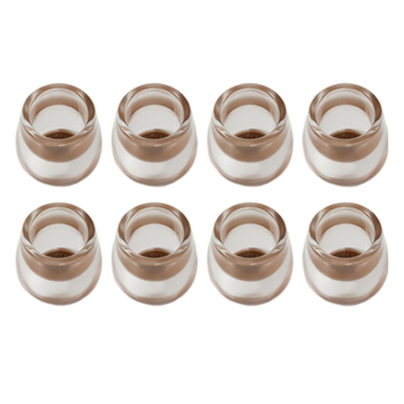 올하이 가구 테이블 고급 두꺼운 TPE 소음 미끄럼방지 의자발 커버 투명 원형 6,400원