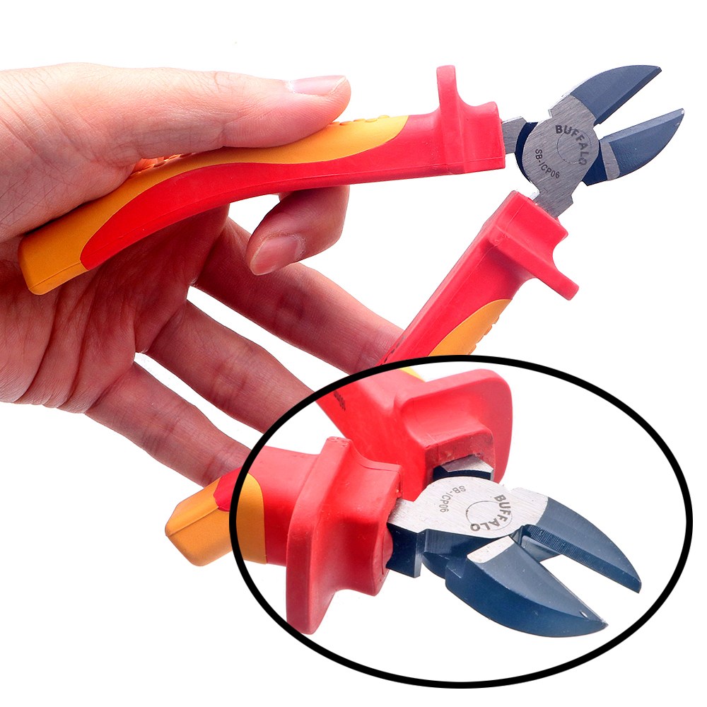 KFT 절연 니퍼 160mm VDE 인증 1000V 니빠 니뻐 전기 전공 전선 절단 안전 작업 IEC 14,500원
