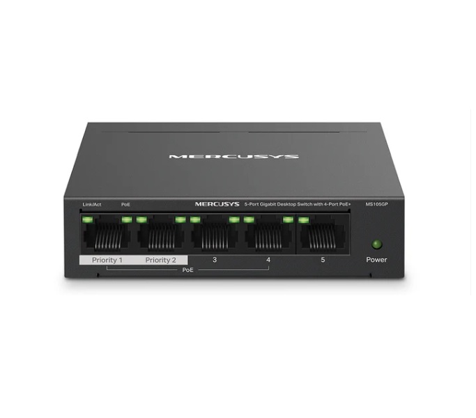 머큐시스 MS105GP 5포트 기가비트 스위치 4포트 PoE+ 32,900원