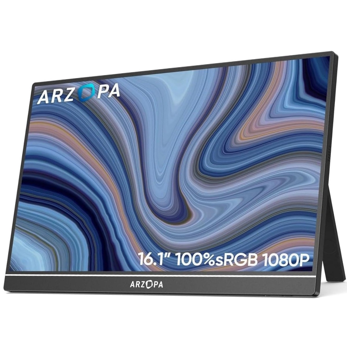ARZOPA 아르조파 16.1인치 FHD 휴대용 모니터 1080P 60Hz 100% sRGB DEX 맥북 노트북 스위치 PS5 PC용, Z1C, 40.9cm 128,000원