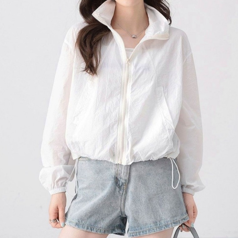 제이아르 바람막이 세미크롭 집업 간절기 여성 점퍼 아노락 아우터 22,970원