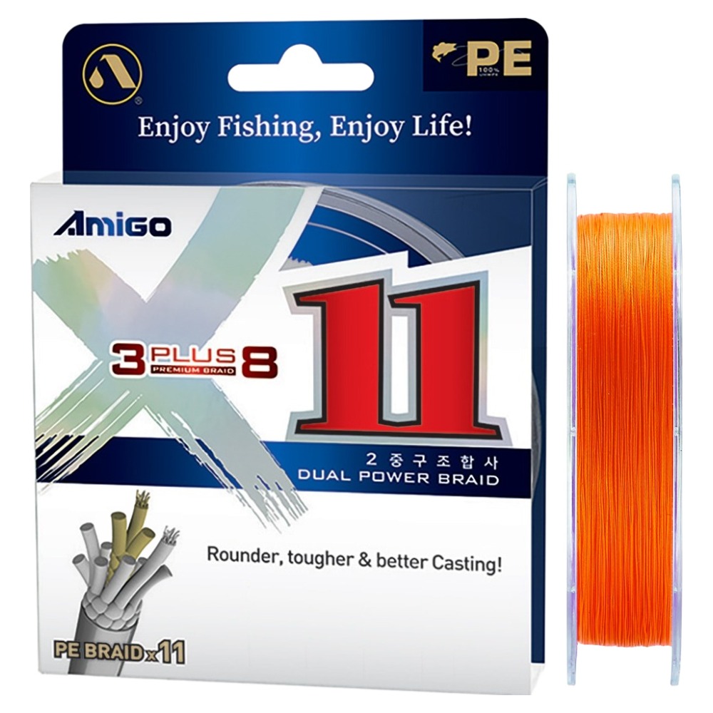 Amigo PE라인 오색 11합사, 오렌지, 1개 31,650원