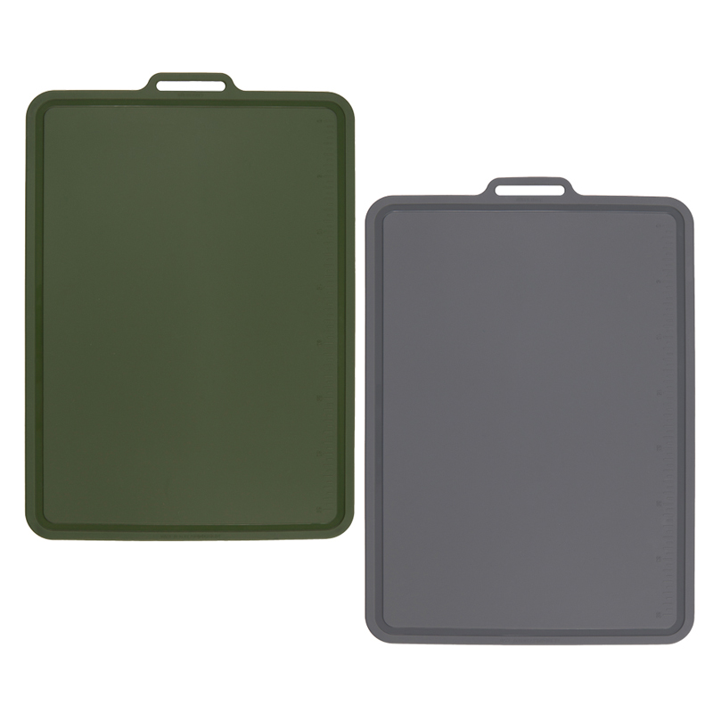 실리콘스토리 플래티넘 실리콘 양면 도마 올리브카키 + 차콜 세트 대형, 1세트, 도마 2종 33,540원