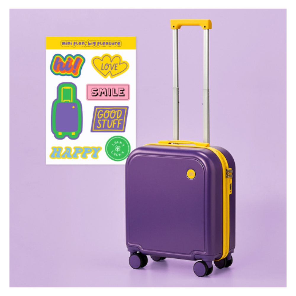 모던하우스 ON minianimi 캐롯 기내용 캐리어 + 스티커 세트 18인치 97,500원