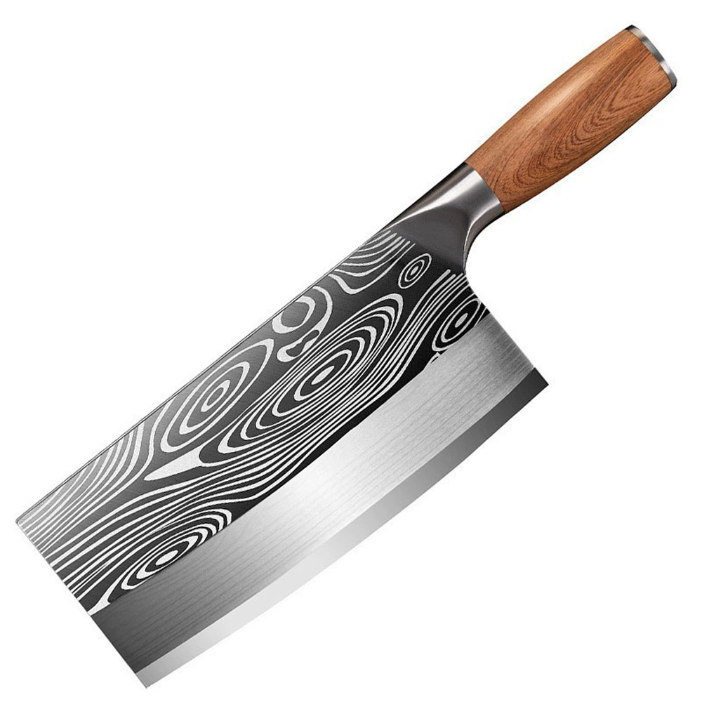 원목손잡이 중식도 스텐 다마스커스 칼 10,800원