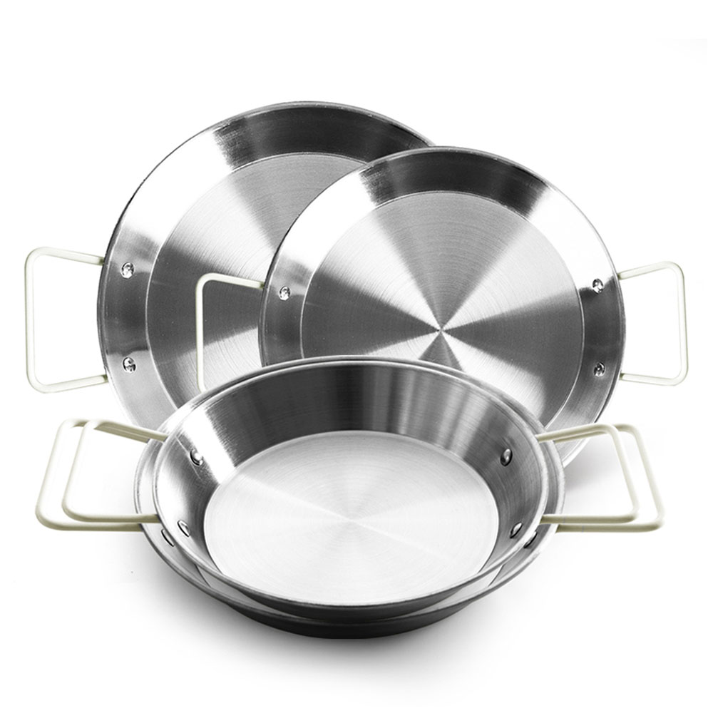 더나인 인덕션 IH 스텐 빠에야팬 22cm x 2p + 26cm x 2p 세트 42,330원