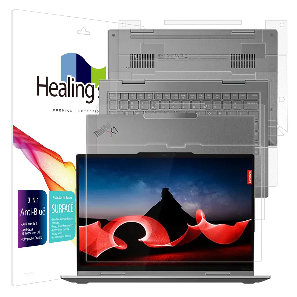 힐링쉴드 레노버 씽크패드 X1 2in1 Gen9 블루라이트차단 액정보호필름1매 외부3종, 1개 58,320원