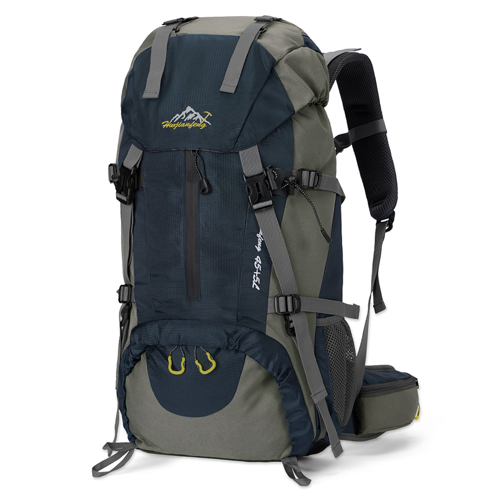 뉴아웃랜더 아즈네 등산백팩 50L 방수커버포함, 네이비, 현재가 54,900원