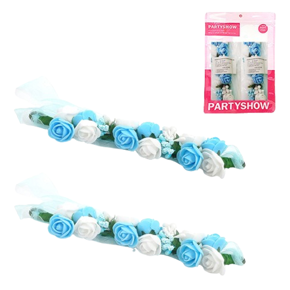 파티쇼 브라이덜샤워 파티 웨딩 꽃 팔찌 2p 6,820원