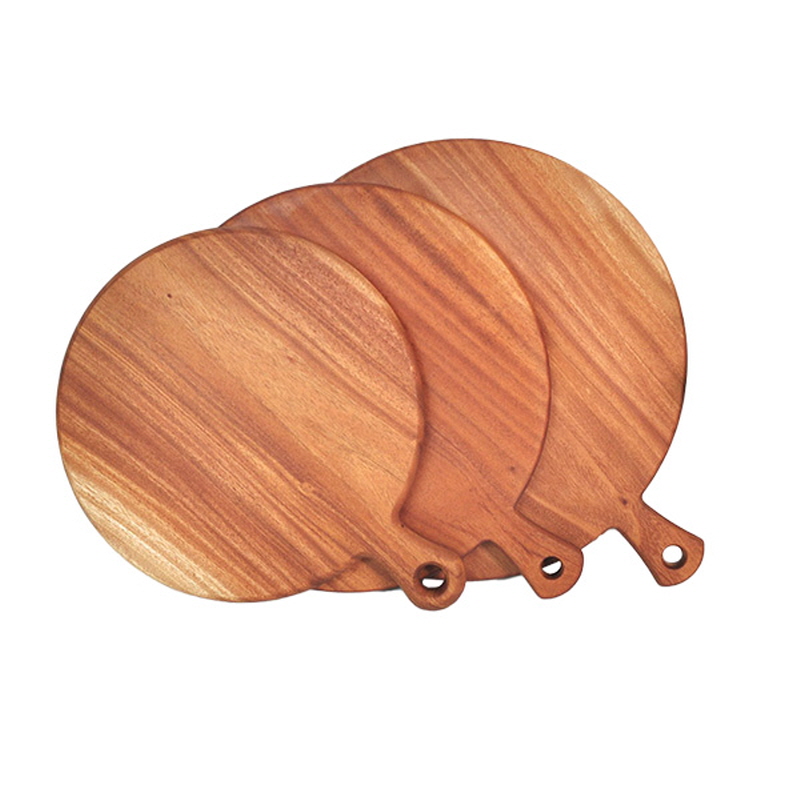 홈카페 플레이팅 요리용 양면사용 손잡이형 통원목 원형도마 손님접대 업소용 원목소품 18,600원
