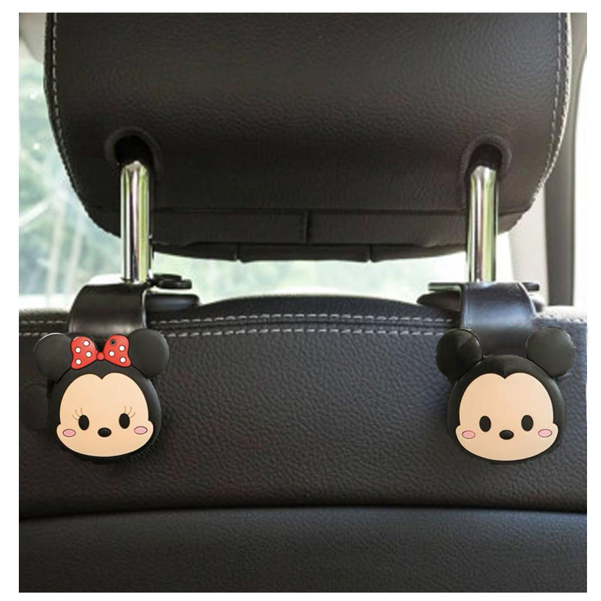 미키미니 큐티 자동차 헤드레스트 후크 행거 옷걸이 스마트폰거치대 모자 가방걸이 8,990원
