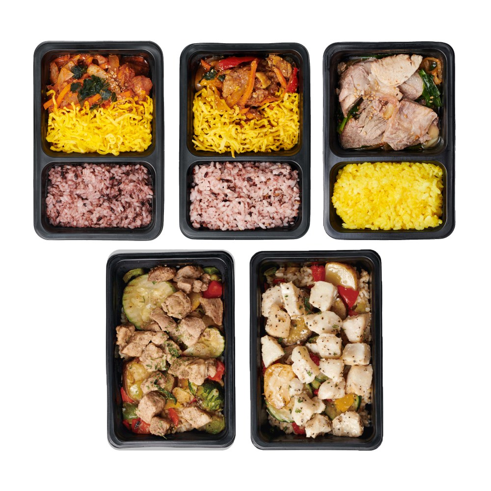 [샐러드보울] 넉넉소반 x 체육관 도시락 믹스 균형식 세트 33,000원