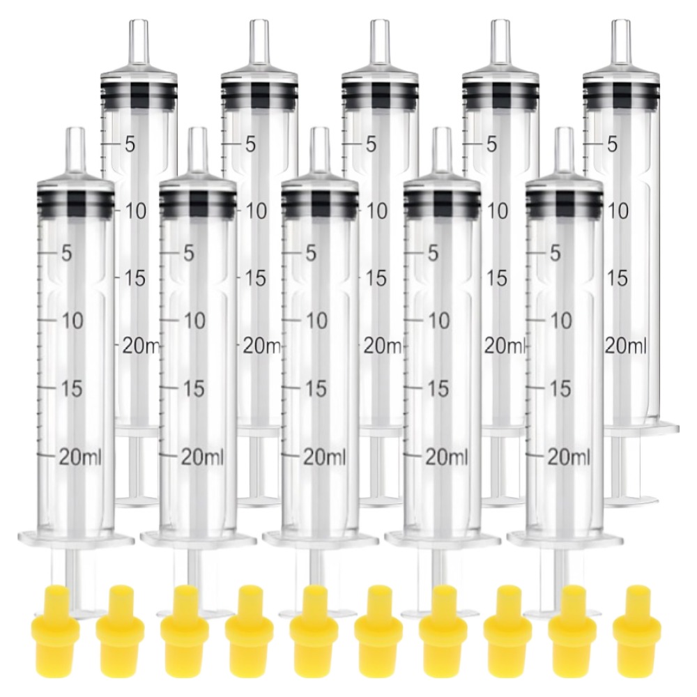 다온셀렉트 무한잉크 노랑 고무 팁 포함 석션 주사기 20ml, 혼합색상, 10개 8,460원