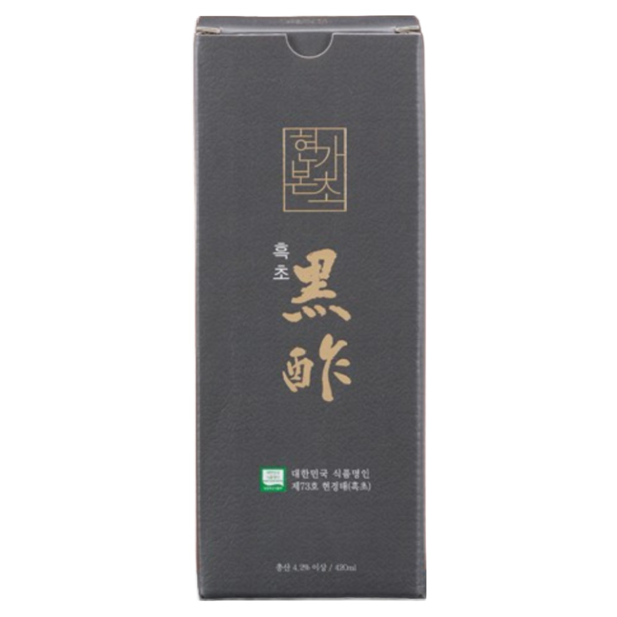 현경태 명인 현미흑초 5년산 420ml, 1개, 420ml 50,000원