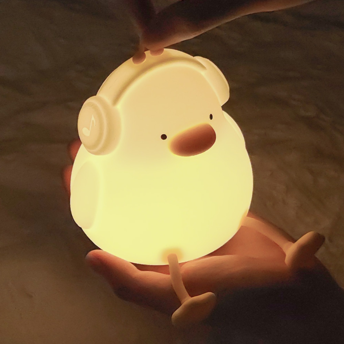 Anystar 실리콘 오리 무드등 타이머 수면등, 흰색 12,990원