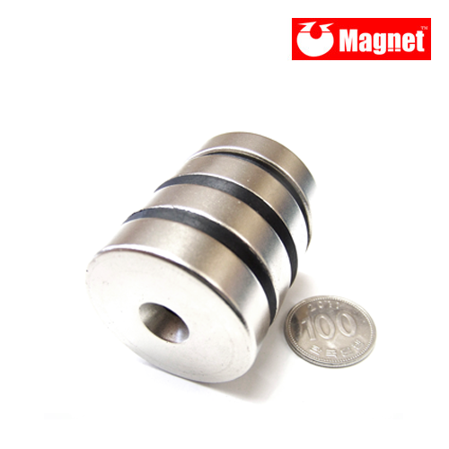 초강력 ND원형 사라자석 40*10(12.5/6.5) 20,000원