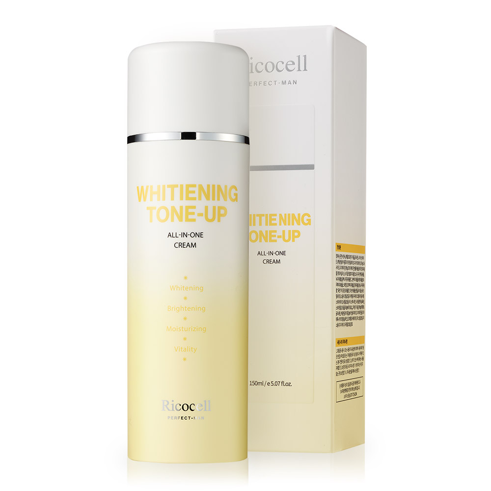 리코셀 퍼펙트 맨 매끈 + 촉촉 화이트닝 톤업 올인원 크림, 1개, 150ml 11,650원