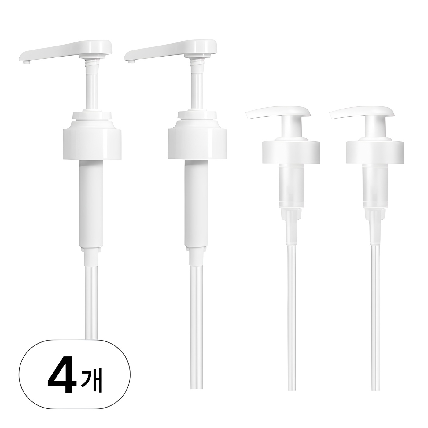 4개 세트 범용 소스 펌프 누르는 펌핑 뚜껑 디스펜서 노즐 헤드 다용도 호환 오일 병 시럽 카페 주방 양념 굴소스 진공 펌핑기 8,810원