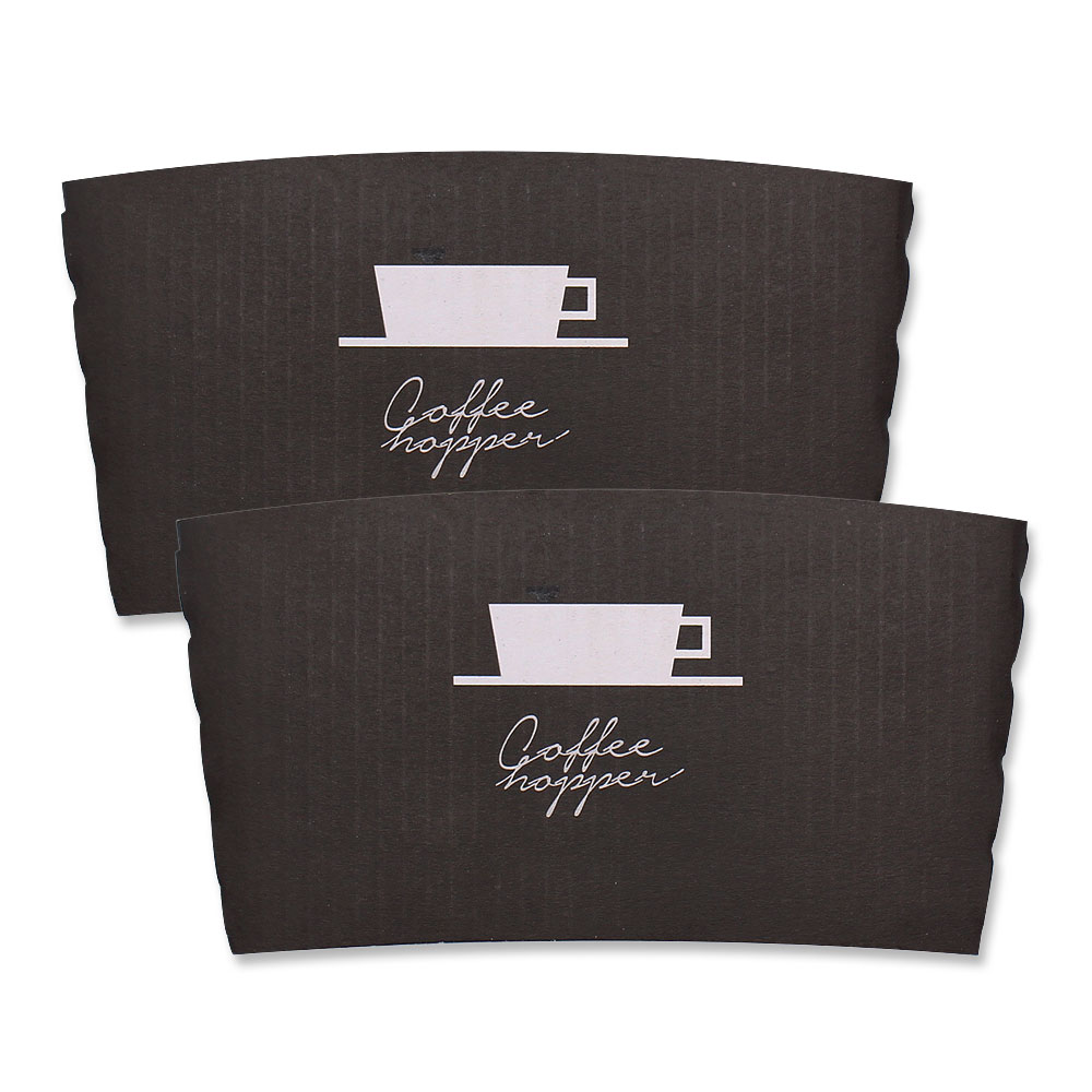 12/16온스 인쇄 테이크아웃컵홀더 100개 커피컵홀더 3,300원