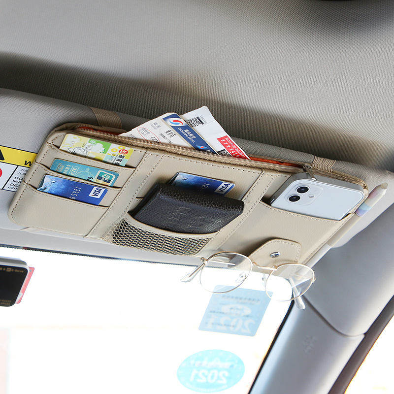 원쿡 차량용 자동차 썬바이저 카드 포켓 선글라스 안경 클립 차량 거치대 홀더 6,460원