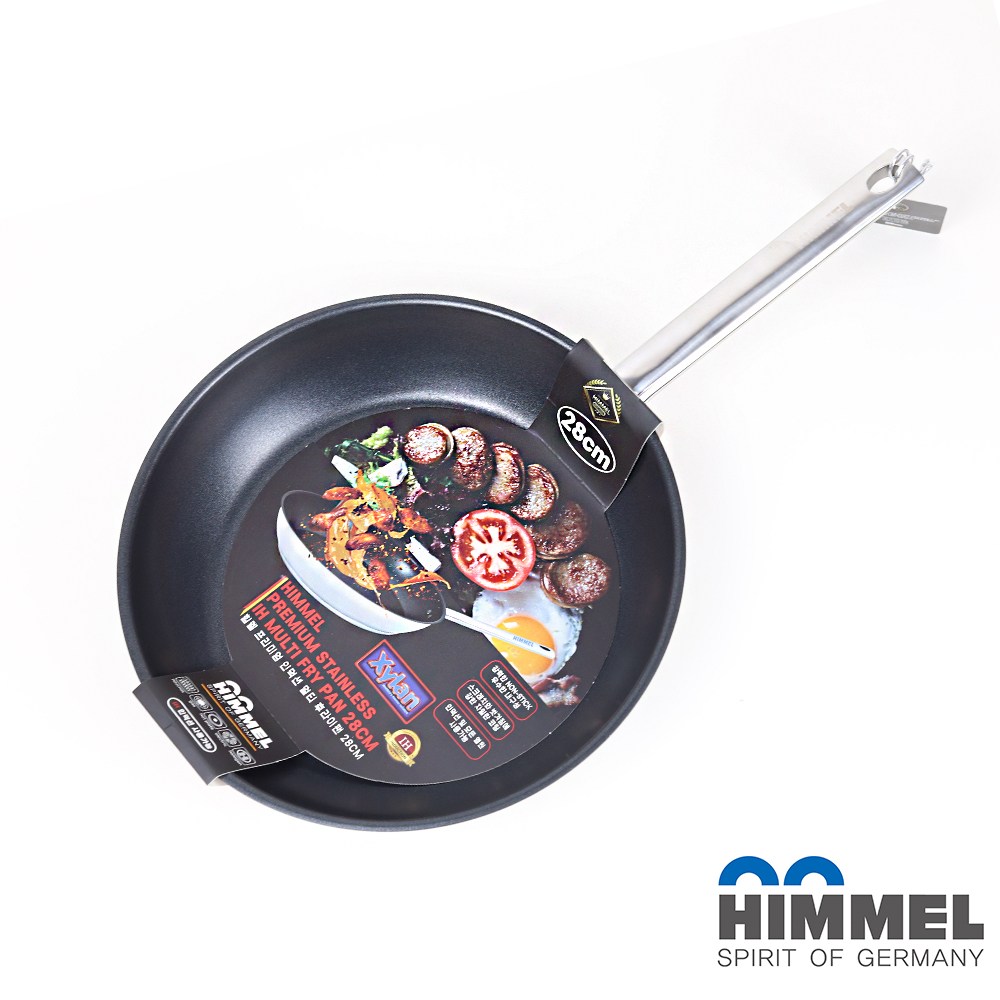 힘멜 프리미엄 자일란코팅 스텐 인덕션 후라이팬 28cm 48,000원