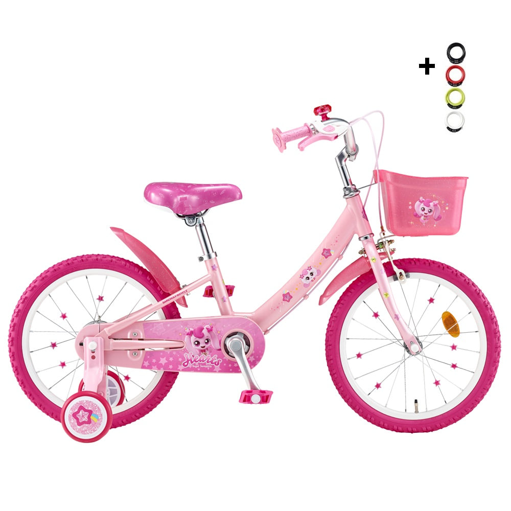 2025 슈팅스타 캐치 티니핑자전거 하츄핑 18 어린이 6세 7세 네발자전거 번호키 320,000원