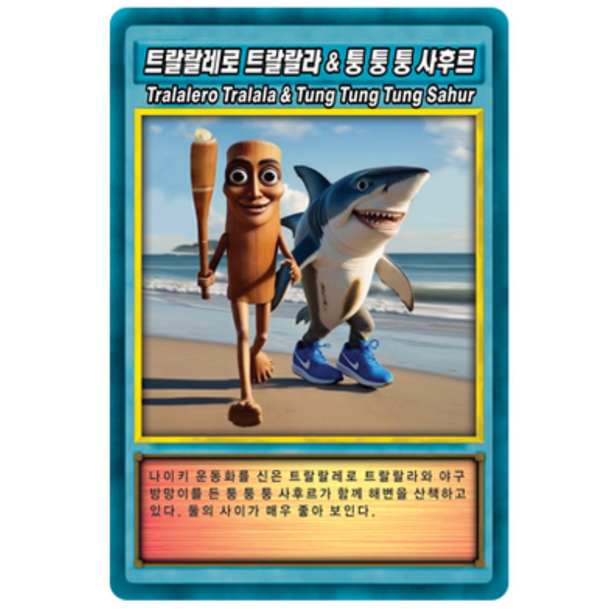 융합 합체 호러 한글판 중복없음 188장세트 최신판 카드72장 홀로그램카드36장 스티커80장 최신판 트랄랄라레로 퉁퉁퉁 사후르, 1개 19,800원