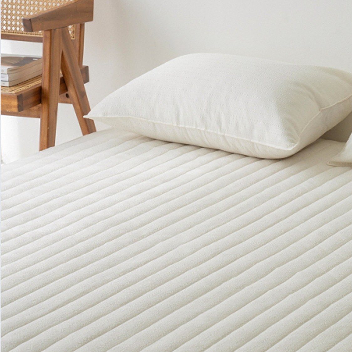 벨르데코 시어서커 여름침대커버 매트리스커버 슈퍼싱글 퀸 킹 라지킹 패밀리 69,000원