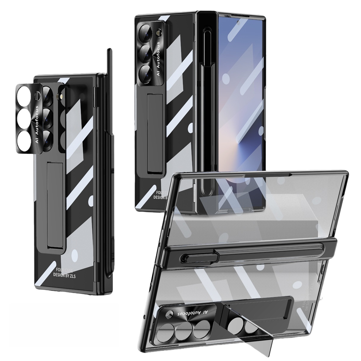 건컴퍼니 갤럭시 Z폴드 7 6 투명 풀커버 휴대폰 케이스 힌지보호 힌지2개 교체 sPen S펜 도금 액정보호필름 30,910원