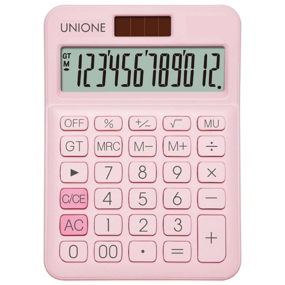유니원 칼라계산기 DC-108N 핑크/화이트/블루/블랙/탁상용계산기, 핑크, 1개 8,500원
