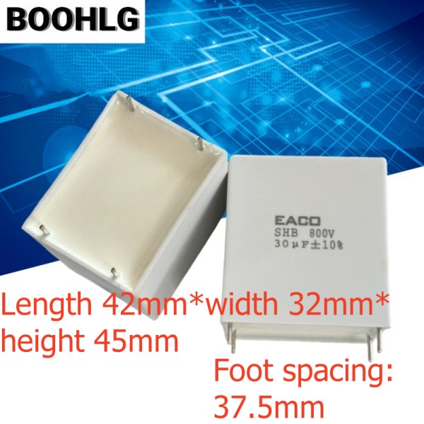 2PCS EACO SHB-800-30-4F 30 미크로포맷 800V DC 정현파 필터 광전지 인버터 필름 커패시터 20,800원