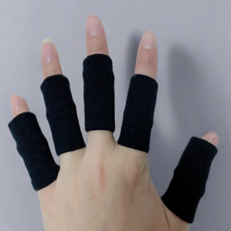 원티크 스포츠 헬스 미끄럼방지 손가락 보호대, 10개, 블랙 5,190원