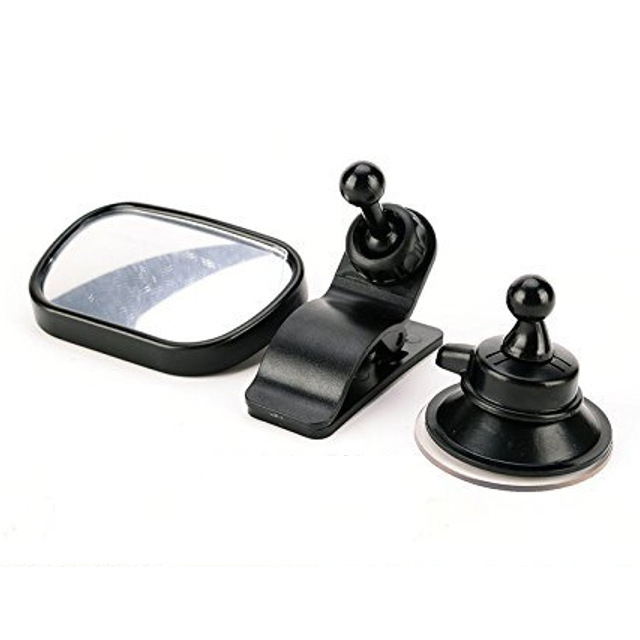 루나버블 안전 관찰 실내 보조거울 차량용 유아 아기 카시트 확인 미러 보조 룸 거울 클립 흡착 거치대 5,800원