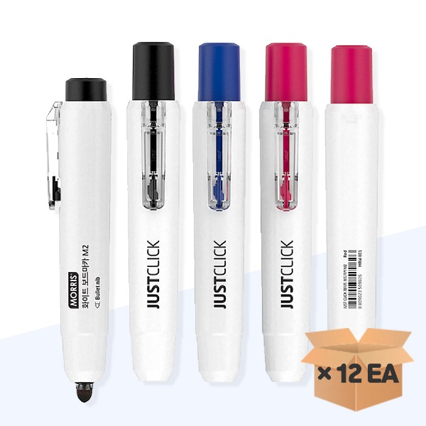 (모리스) JUSTCLICK M2 보드마카 12자루 저스트클릭 18,000원