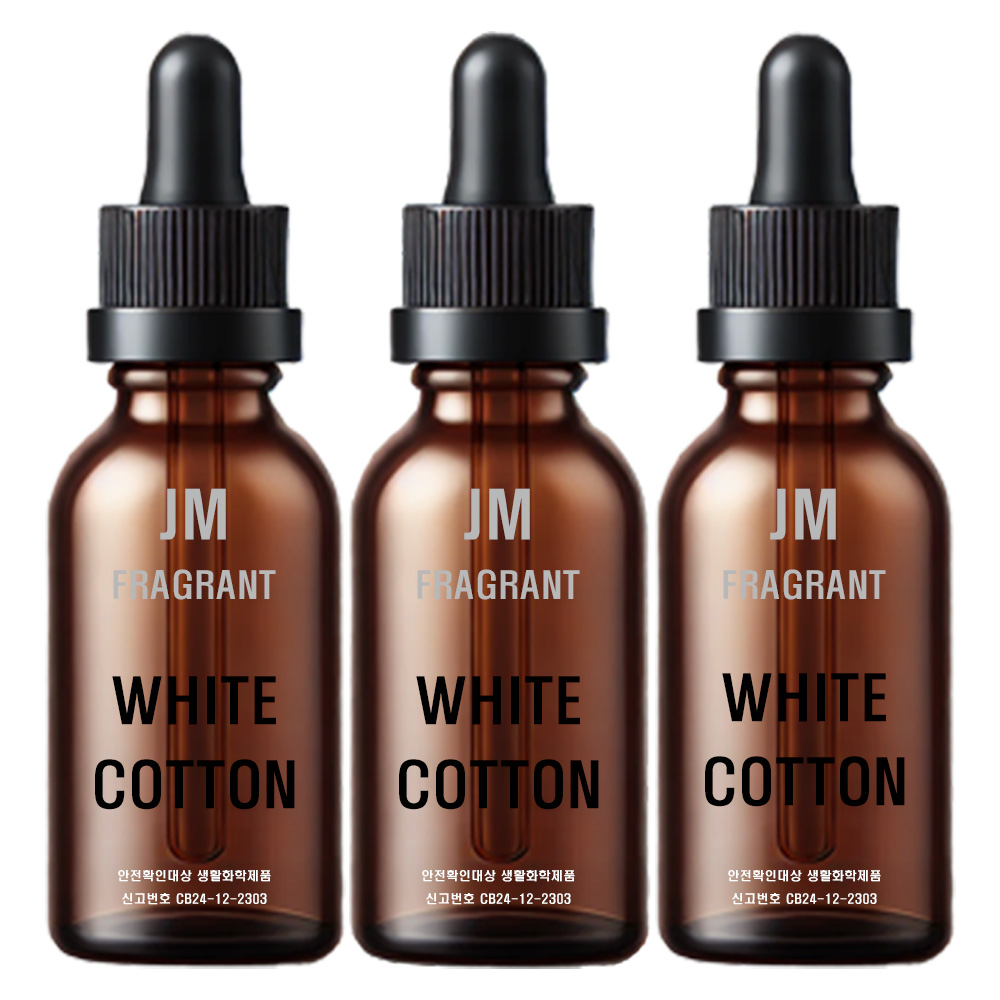제이엠 프래그런트 차량용 방향제 리필액10ml, 3개, 화이트코튼 12,280원