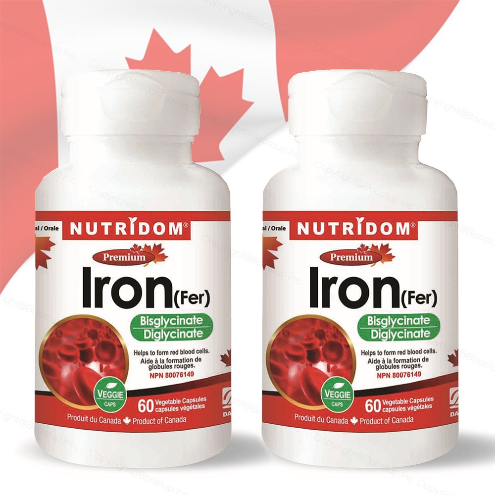 뉴트리돔 캐나다 킬레이트 철분제 60캡슐x2통, 2개, 60정 25,500원