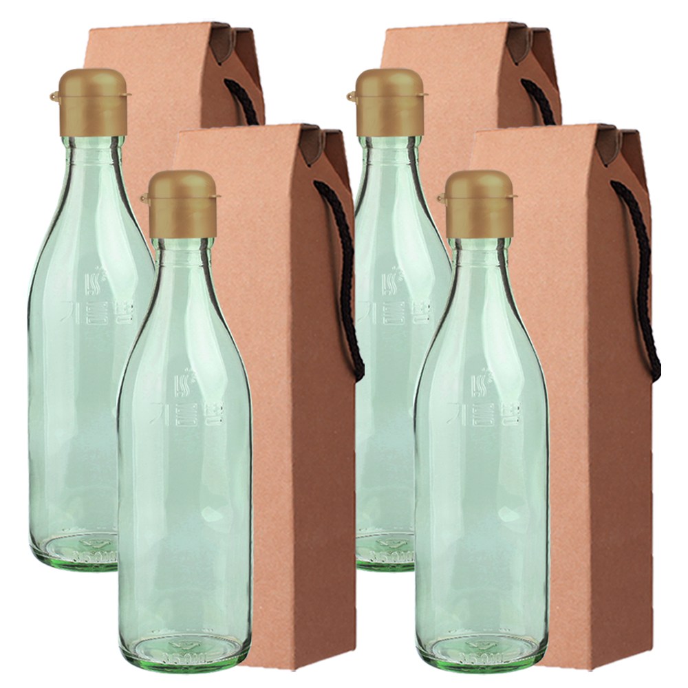 가인글로벌 청색기름병350 유리병 / 스마트원터치캡 골드 / 포장박스 9,900원