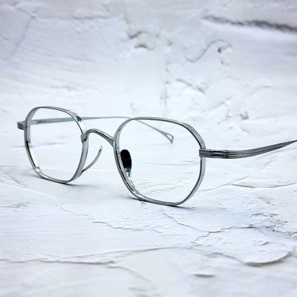 글라스렌 금테 은테 다각 헥사곤 코받침없는 빈티지 티타늄안경테 블루라이트차단안경 TGL03 49,800원