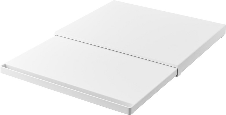 tower 2105 야마자키 실업(Yamazaki) 키친 가전하 슬라이드 테이블 화이트 약 W45×D39～64.5×H4cm 타워 슬라이드 선반 소품, 1개, 화이트 75,600원